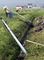 Tornado hits Hokkaido towns